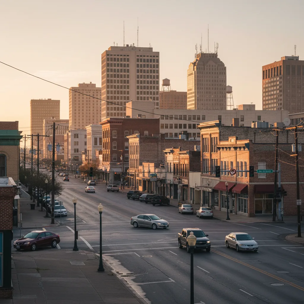 Laredo, TX business district